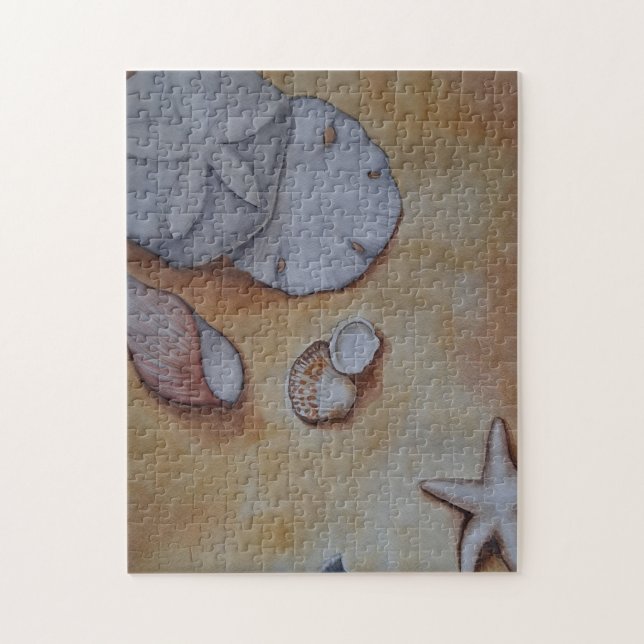 Puzzle Aguas marinas en la costa (Vertical)