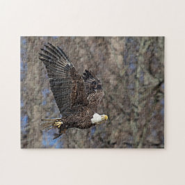 Puzzle Águila calva con bagre