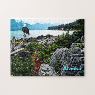 Puzzle Águila Calva En La Costa De Alaska