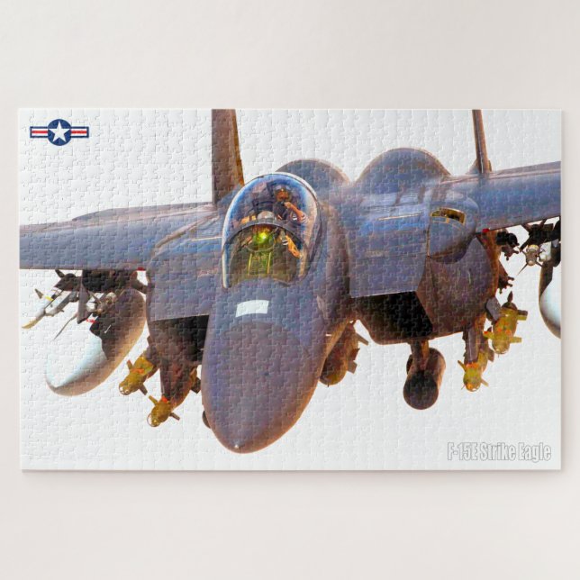 Puzzle ÁguiLA DE HUELGA F-15E (20x30 PULGADAS) (Horizontal)