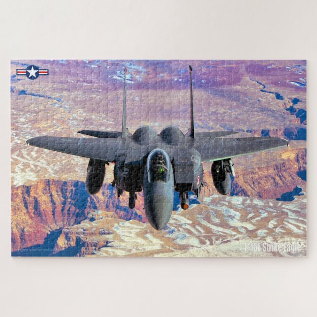 Puzzle Águila DE HUELGA F-15E - GRAND CANYON (20x30 PULGA (Horizontal)