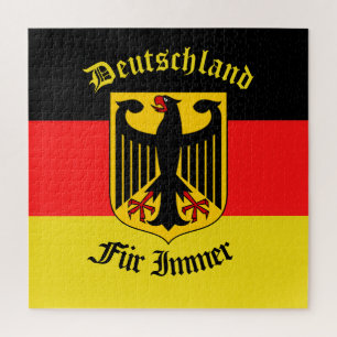 Puzzle Águila negra alemana, Deutschland para siempre/Fur