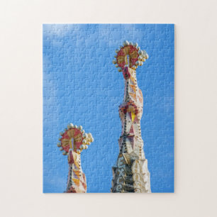 Puzzle Agujas de la Sagrada Familia en Barcelona, España