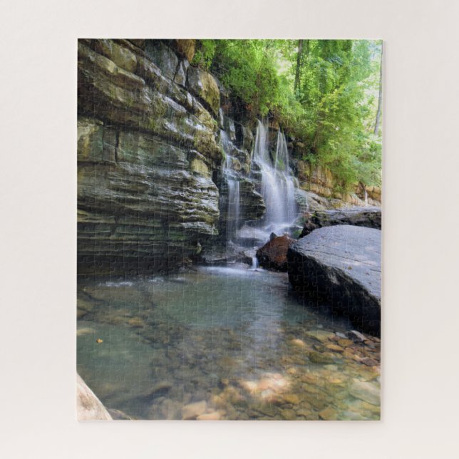 Puzzle Agujero de natación de Mountain Stream - 16x20 pul (Vertical)