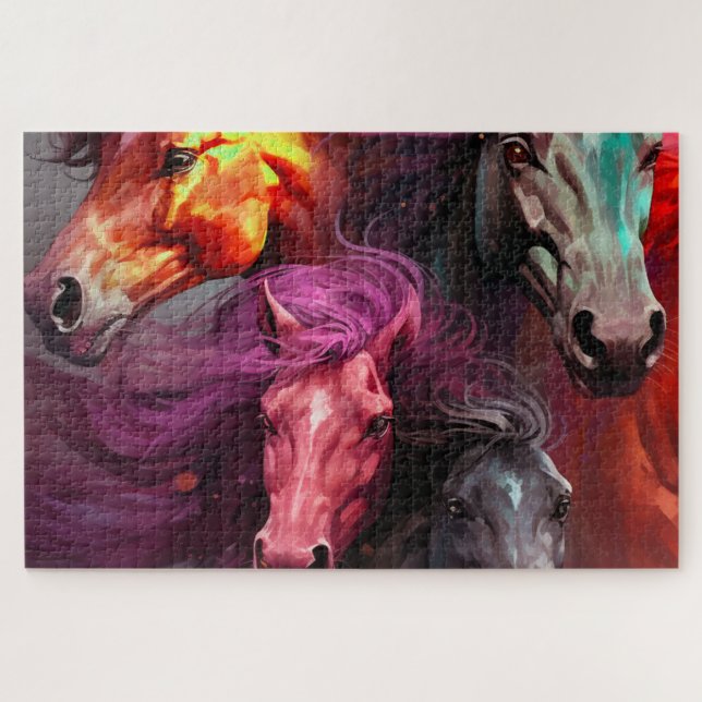 Puzzle Ai Horses (Horizontal)