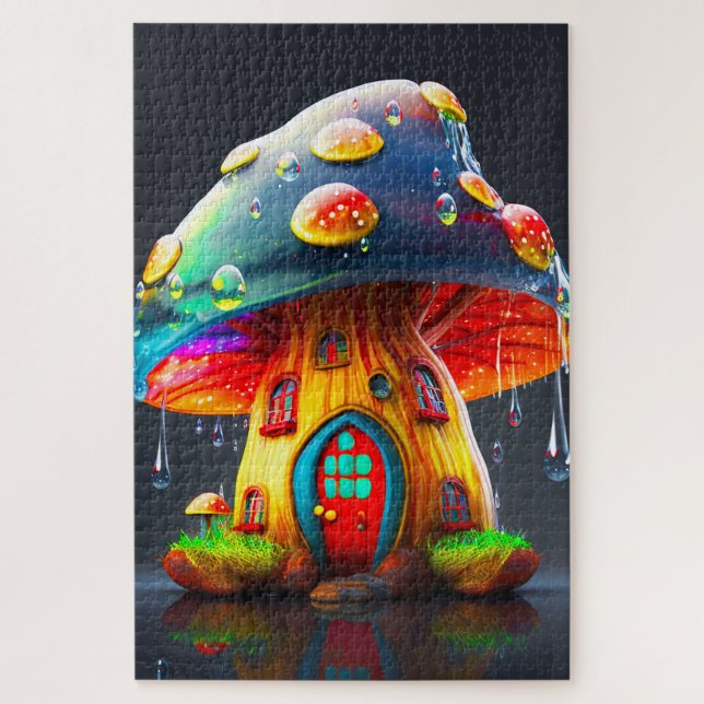 Puzzle Ai Mushroom House (Vertical)