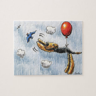 Puzzle Aire-Globo Airedale Terrier