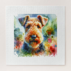Puzzle Airedale Terrier Dog 210724AREF119 - Watercolor