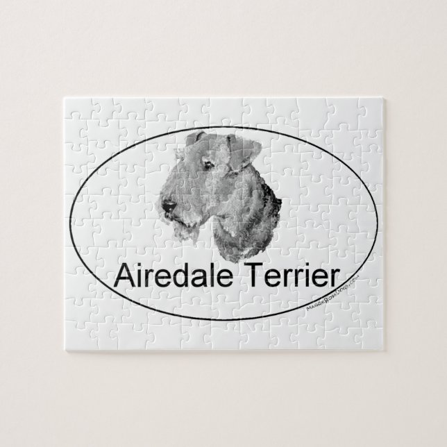 Puzzle Airedale Terrier Tipo Europeo (Horizontal)
