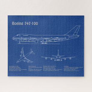 Puzzle Airliner 747 - Planes de Plano de Plano de Plano d