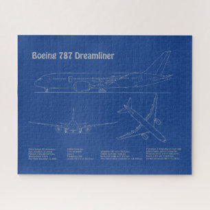 Puzzle Airliner 787 - Planes de Plano de Plano de Plano d