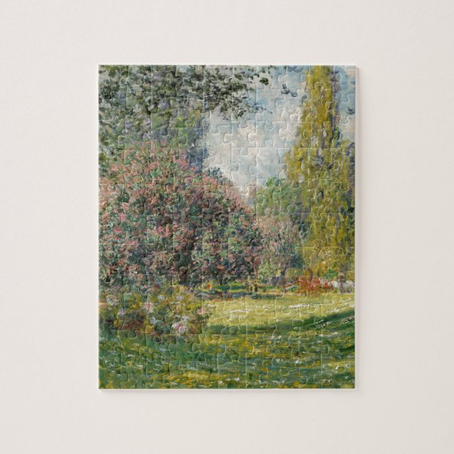Puzzle Ajardine el Parc Monceau - a Claude Monet (Vertical)