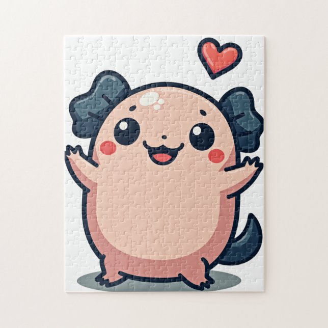 Puzzle Ajolote Feliz (Vertical)