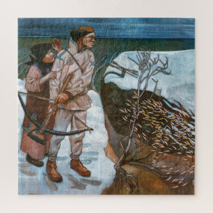 Puzzle Akseli Gallen-Kallela - La venganza de Joukahainen