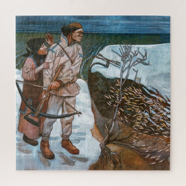 Puzzle Akseli Gallen-Kallela - La venganza de Joukahainen (Vertical)