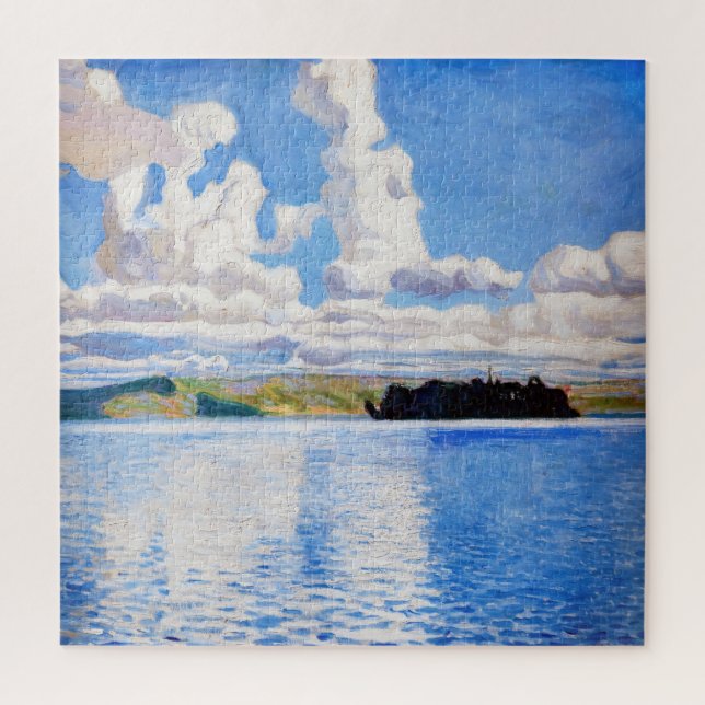 Puzzle Akseli Gallen-Kallela - Torres de nubes (Vertical)