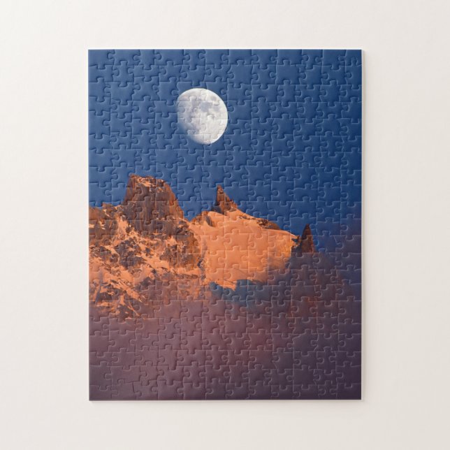 Puzzle Al amanecer | Aiguille du Plan Chamonix, Francia (Vertical)