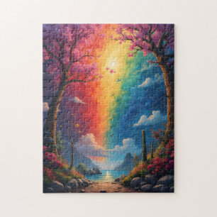 Puzzle Al final del camino hay un mundo arco iris