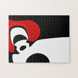 Puzzle Al Sr. Redd: Resumen Negro, Blanco y Rojo