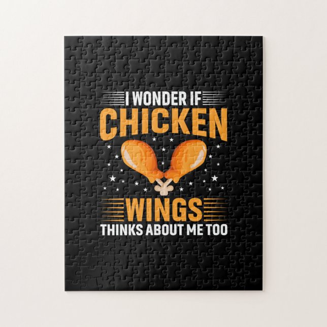 Puzzle Ala de pollo de arte de pollo (Vertical)