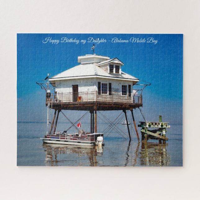 Puzzle Alabama Mobile Bay Feliz Cumpleaños Hija (Horizontal)
