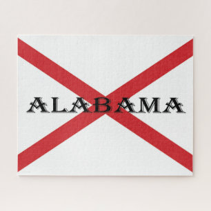 Puzzle Alabama y bandera 16x20 520pc jpcn