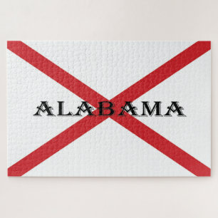 Puzzle Alabama y bandera 20x30 1014pc jpcnt