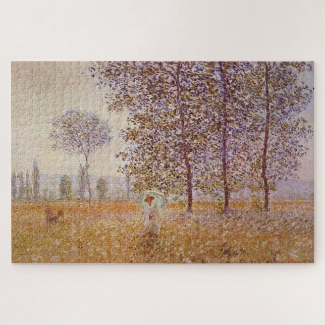 Puzzle Álamos de Claude Monet al Sol (1887) (Horizontal)