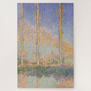 Puzzle Álamos, paisaje impresionista, Claude Monet
