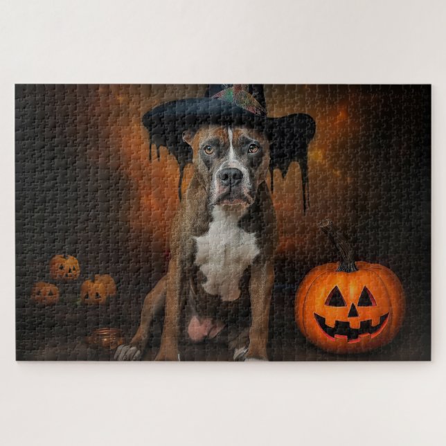 Puzzle Alarma de Halloween de las calabazas de Staffordsh (Horizontal)