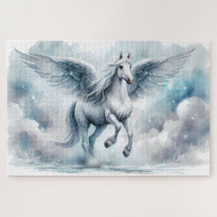 Puzzle Alas blancas de Pegasus Suave paisaje de sueños de