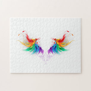 Puzzle Alas del arco iris fluidas