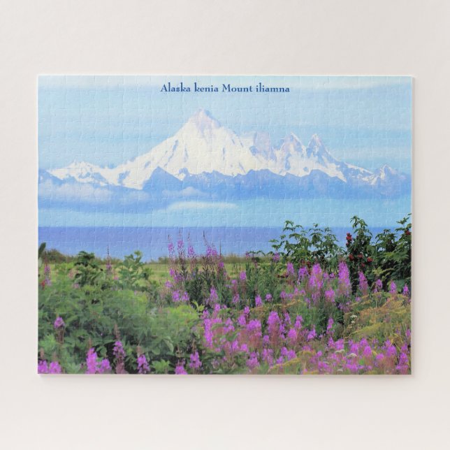 Puzzle Alaska Kenia Mount Iliamna (Horizontal)
