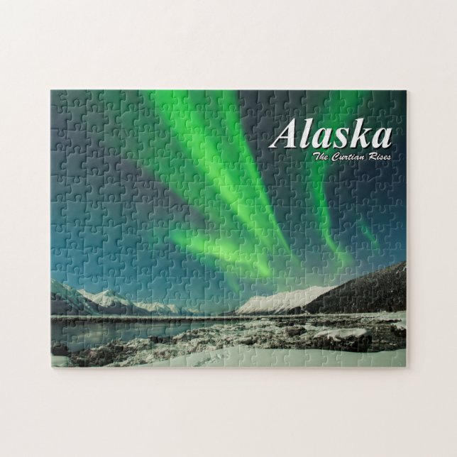 Puzzle Alaska las subidas de la cortina (Horizontal)