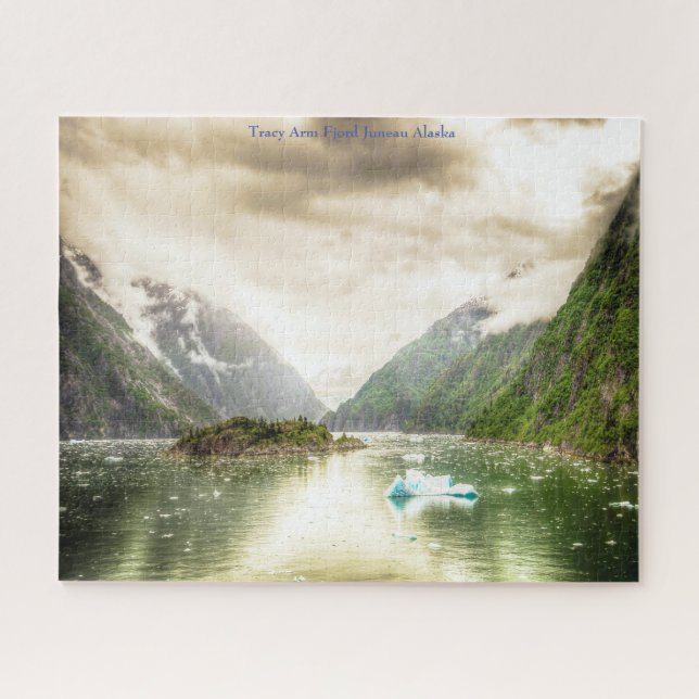 Puzzle Alaska Tracy Brazo Fjord Juneau (Horizontal)