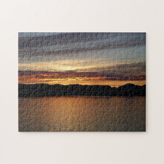 Puzzle Alaskan Sunset II Hermosa Fotografía de Alaska (Horizontal)