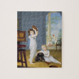Puzzle Albañil de Emily y de George, c.1794-95 (aceite e