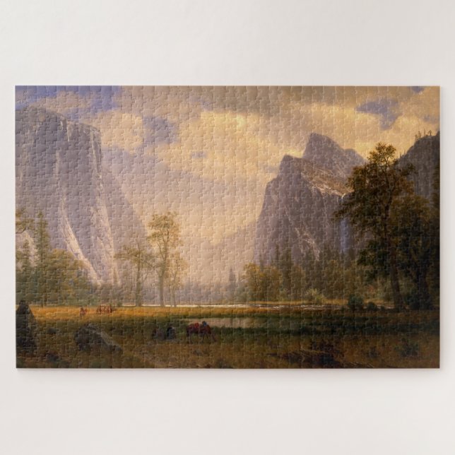 Puzzle albert bierstadt - pintura artística II en valle y (Horizontal)