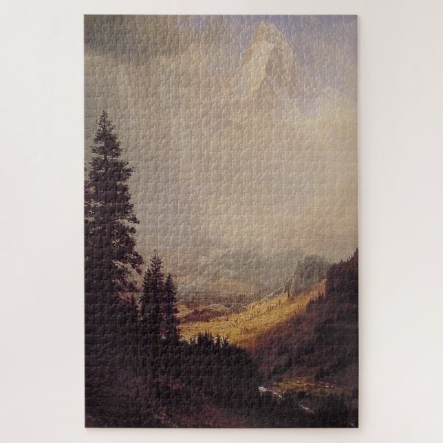 Puzzle Albert Bierstadt's The Matterhorn, 1867 (Vertical)