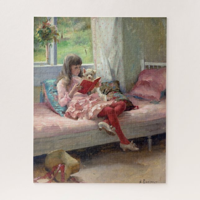 Puzzle Albert Edelfelt - Buenos amigos (Vertical)