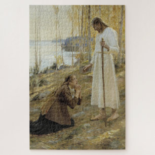 Puzzle Albert Edelfelt - Cristo y María Magdalena