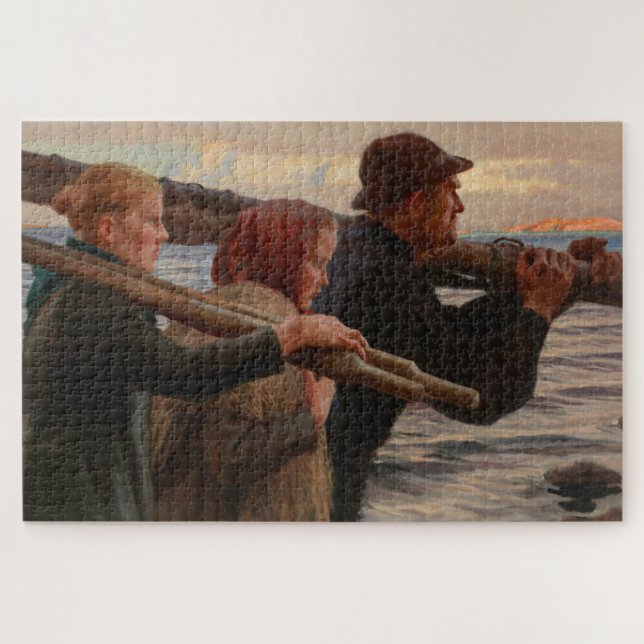 Puzzle Albert Edelfelt - En el archipiélago exterior (Horizontal)