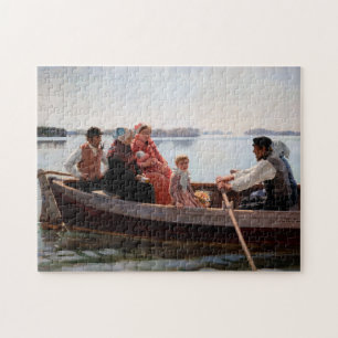 Puzzle Albert Edelfelt - Ir a la cristiandad