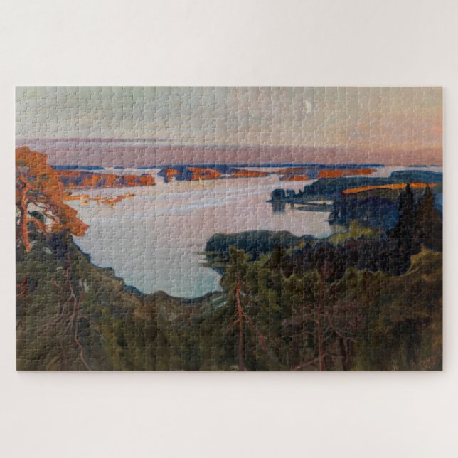 Puzzle Albert Edelfelt - Vista sobre Haikko (Horizontal)