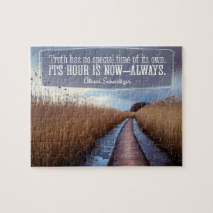 Puzzle Albert Schweitzer cita Inspiradora "Verdad"