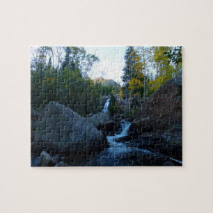 Puzzle Alberta cae al amanecer en las montañas rocosas