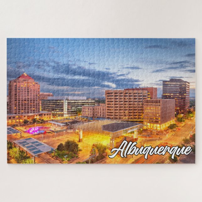 Puzzle Albuquerque, Nuevo México, Estados Unidos (Horizontal)