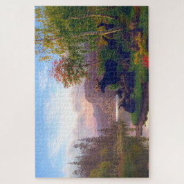 Puzzle Alce majestuoso en un paisaje otoñal sueco 