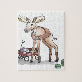 Puzzle Alces del girl scout