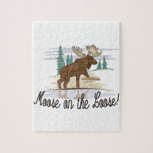 Puzzle ¡Alces en el flojo!
